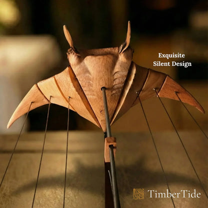 Handmade Wooden Manta Ray