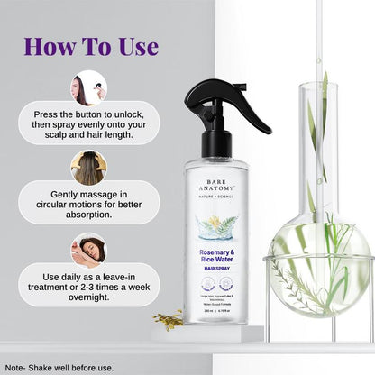 Solstice Rice Water & Rosemary Spray