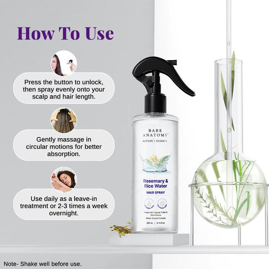 Solstice Rice Water & Rosemary Spray