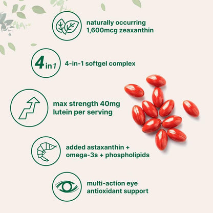 Lutein & Zeaxanthin 7-in-1 Eye Healing Formula