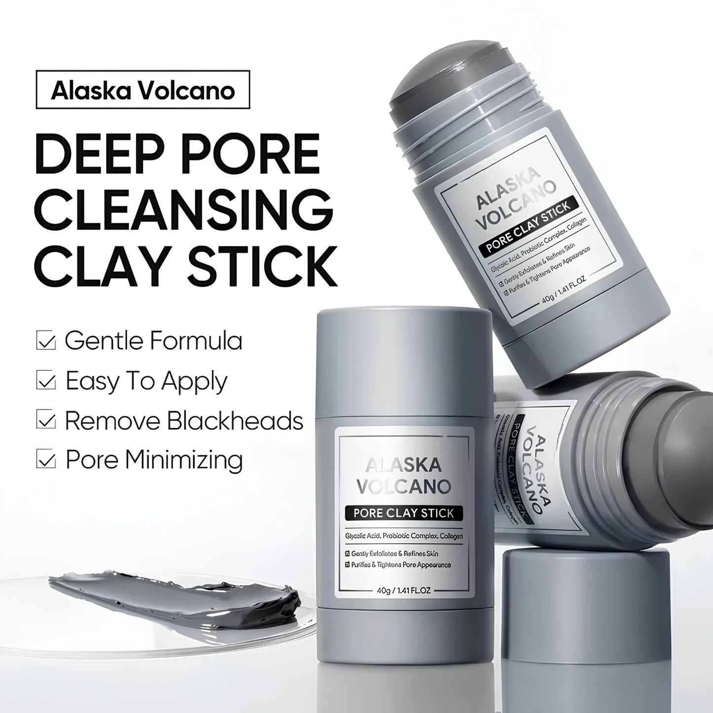 Volcanic Clay Pore Stick