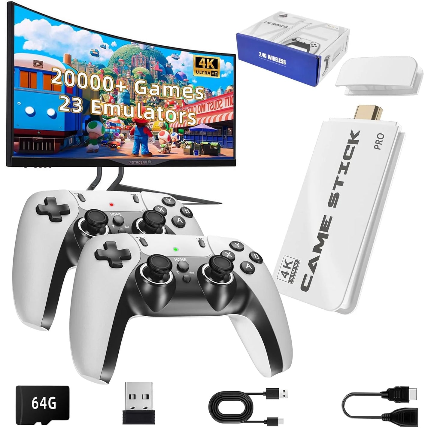 Retro Game Console 40,000+ Game Stick